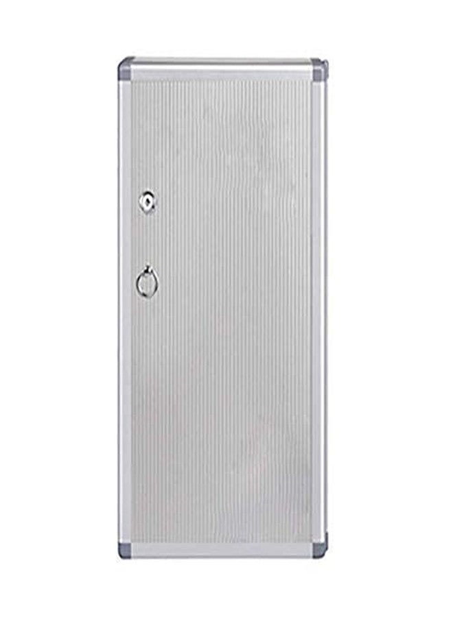 HOMAVA 24 Hooks Key Storage Cabinet Secure for Factory, Office & Shops,21.8 x 6.8 x 32.5 cm, Silver - Image 1